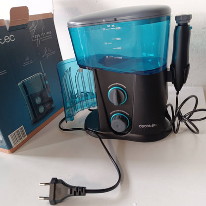 302950 - CECOTEC Pastrues uji oral Bamba ToothCare 1200 Jet Pro, 7 gryka, deri në 1250-1700 pulse/minutë, ekran LED, kapacitet 1000 ml, 10 cilësime presioni, IPX4, dezinfektim me dritë UV
