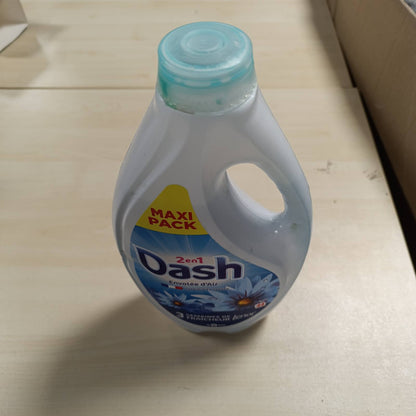 290171 - DASH Detergjent i lëngshëm për rroba 2 në 1, 44 larje, aromë ajri të freskët, prodhuar në Francë