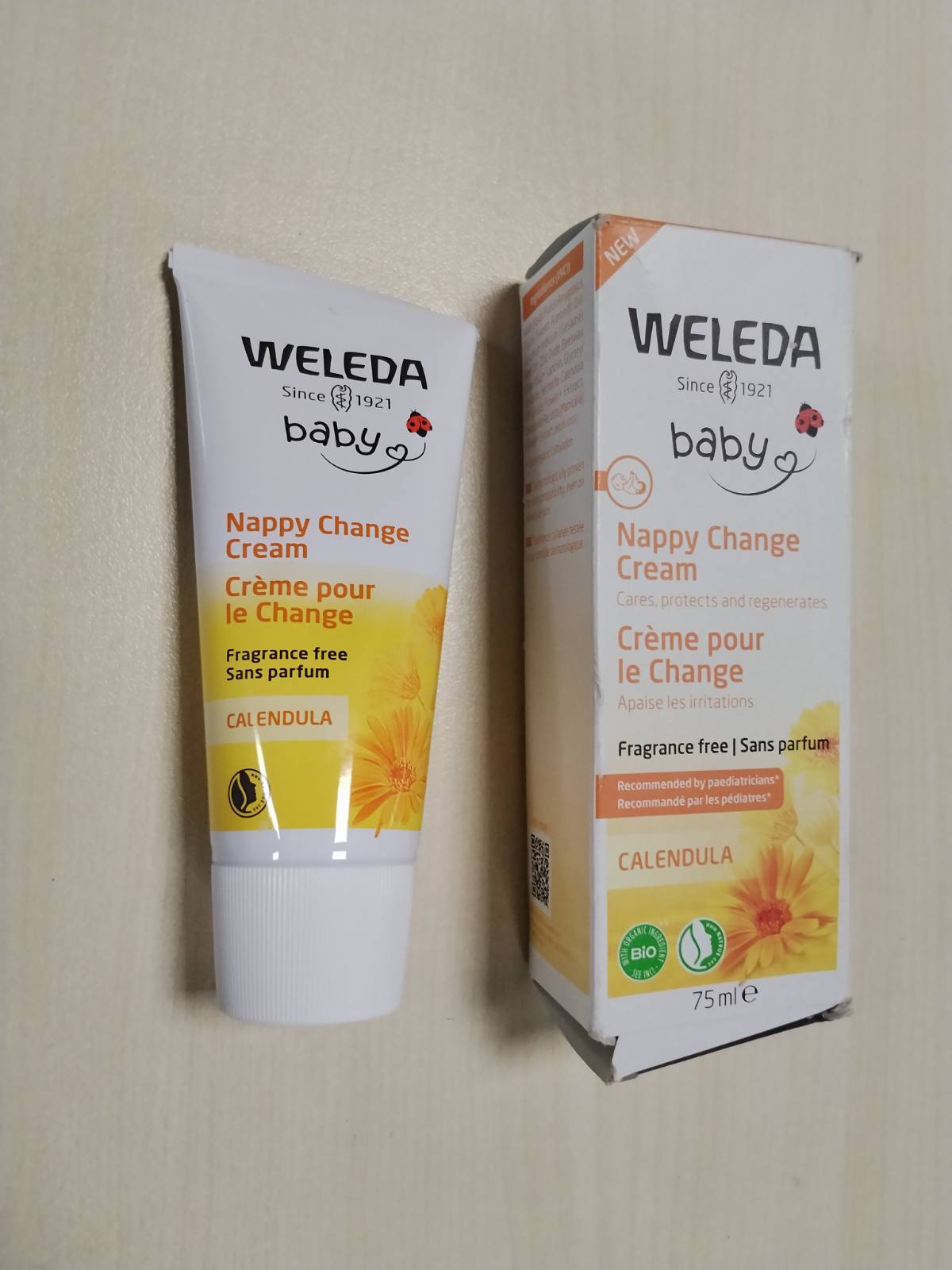 297299 - WELEDA Krem për skuqjen e pelenave me kalendulë organike, 75 ml