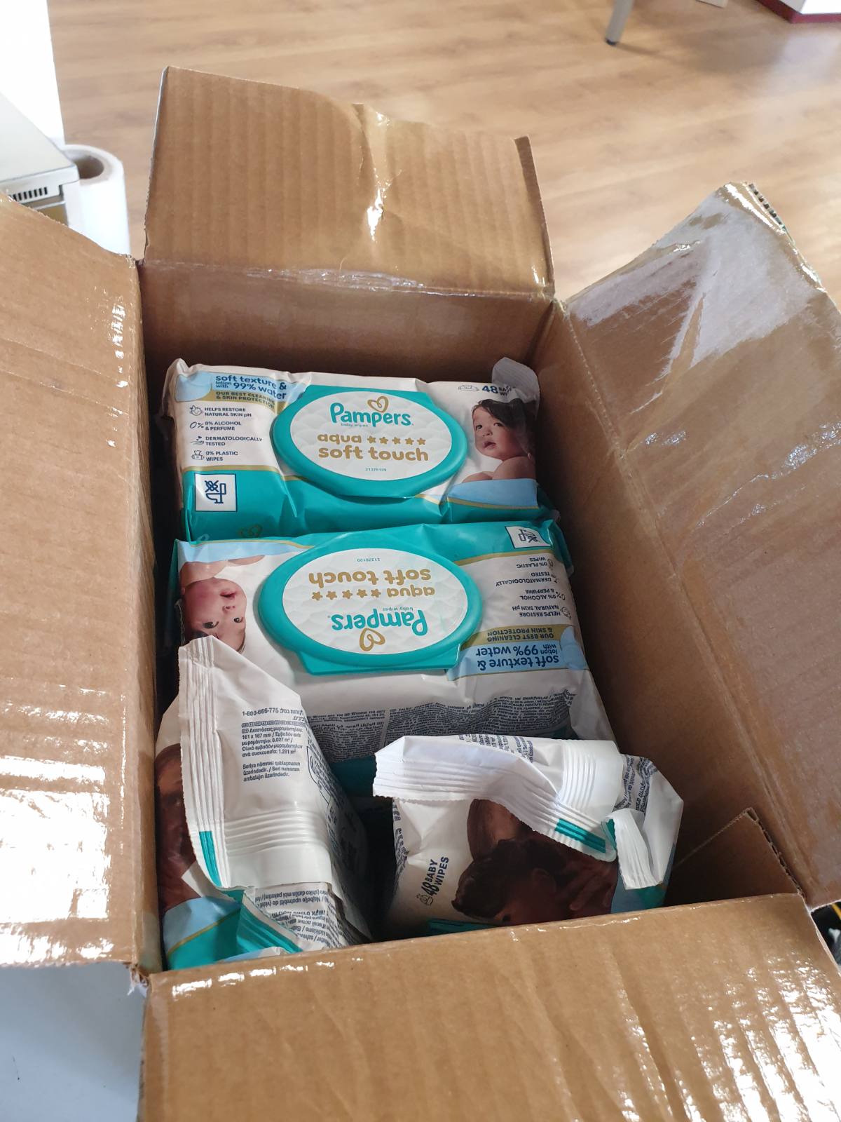 321317 - Pampers Qese për Ftohje Aqua Soft touch 18x, 864 copë