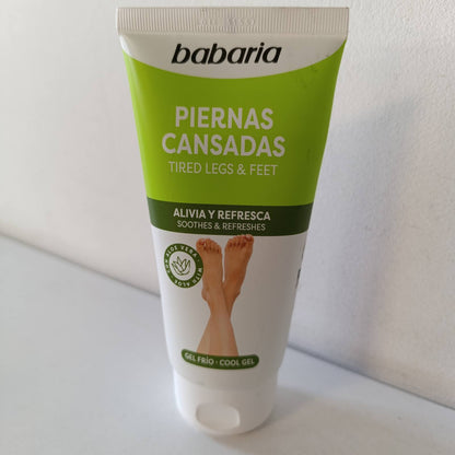 322171 - BABARIA - Xhel Ftohës për Këmbë të Lodhura, 150ml, Krem Anti-inflamator me Aloe Vera