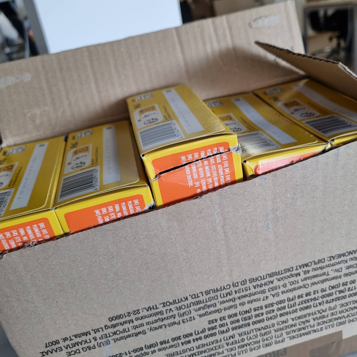 296868 - SWIFFER Pako Mbushëse për Fshesën e Pluhurit, 25 Peceta (5x5), Kap dhe Mbledh 3 herë më shumë Pluhur