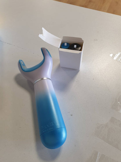 321415 - SCHOLL - Velvet Smooth Express Pedi, Limë elektrike blu për këmbë me kristale diamanti për kallo