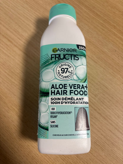 303918 - GARNIER Fructis Balsam Hidratues për Flokët e Tharë me Aloe Vera, 350 ml