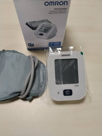 296983 - OMRON - X2 Essential Monitor dixhital i tensionit të gjakut, për krahun e sipërm, 22-32 cm, zbulim i rrahjeve të parregullta