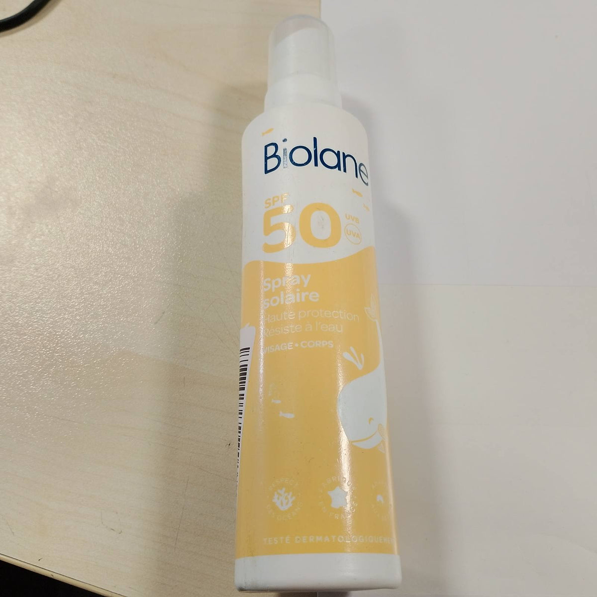 306334 - BIOLANE Sprej mbrojtës nga dielli për foshnje, Mbrojtje SPF50, Fytyrë dhe trup, 200ml