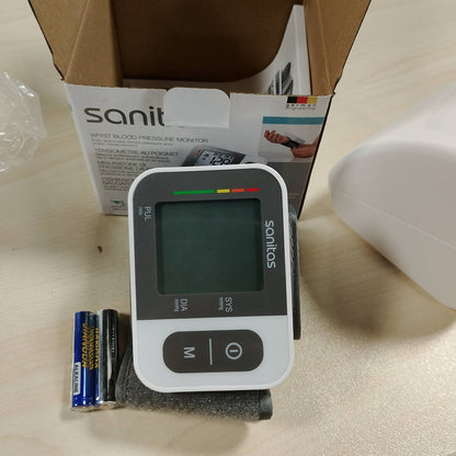 297180 - SANITAS Monitor i tensionit të gjakut SBC 15 për kyçin e dorës, matje automatike e tensionit të gjakut dhe pulsit, funksion paralajmërues për aritmi