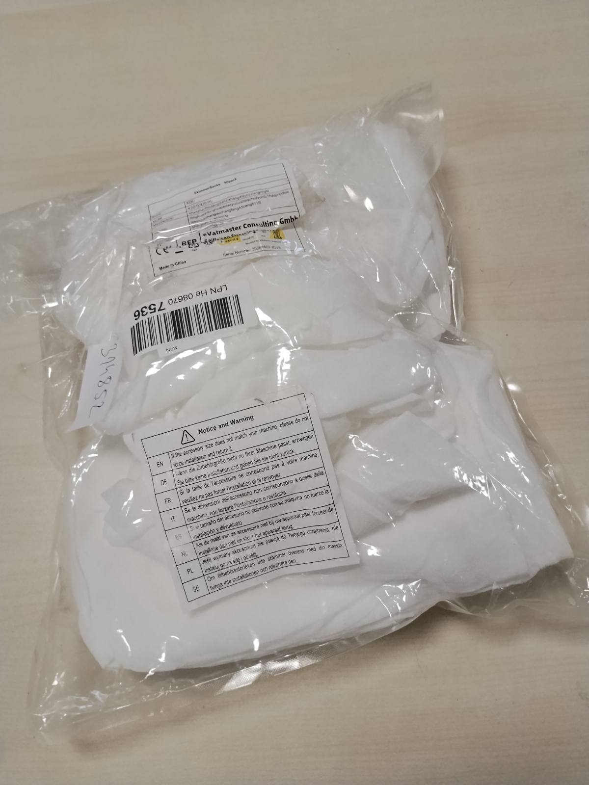 314852 - KGC Çorape pastrimi pishine me 50 copë, të përshtatshme për filtra nga 7 deri në 19 cm, çorape pastrimi të lahet dhe të ripërdorshme