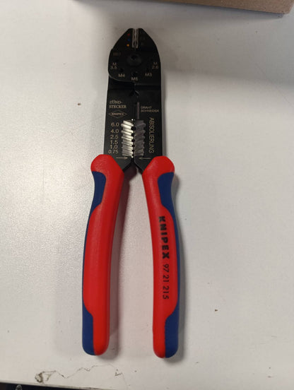 314083 - KNIPEX Crimpzange, 0,5-6,0 mm², me F-Crimp, Presszange, 97 21 215