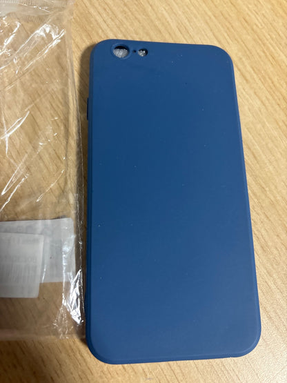 310737 - TOPME - Mbështjellëse për iPhone 6 / iPhone 6s, Mbrojtëse lëkure prej silikoni TPU, 4.7" inç, Blu safiri