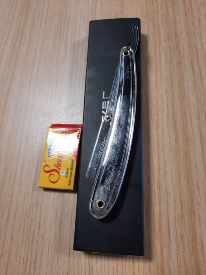 321582 - PARKER Briskë e Drejtë me Çelik Inoks 31R, Fabrika e Rruajtjes dhe 5 Tehe Super Stainless Shark, Paketa 1er (1 x 1 Stück)