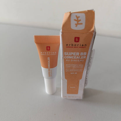 321635 - ERBORIAN Korrektor Super BB, 3ml, me niacinamide dhe SPF 25, hidratues për sytë