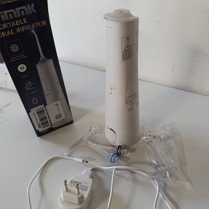 289708 - VIMMKK Pastrues uji elektrik pa tel me 5 mënyra dhe 8 gryka, rikarikueshëm USB-C, IPX7, rezervuar 300 ml, i bardhë i çelët