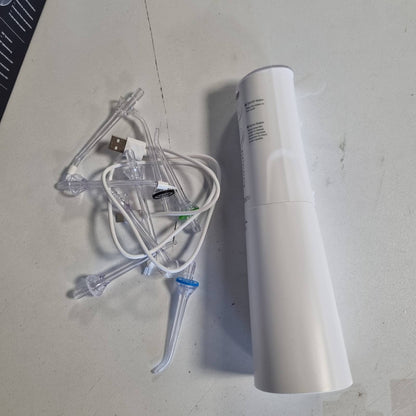 302974 - VIMMK Pastrues uji elektrik pa tel me 5 mënyra dhe 8 gryka, i rikarikueshëm USB-C, IPX7, rezervuar uji 300 ml, i bardhë i çelët