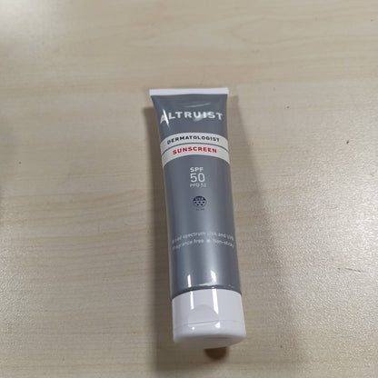 290266 - Krem dielli ALTRUIST Dermatologist SPF 50, Mbrojtje UVA 5-Yje, PPD 39, Vegan, Pa aromë, Rezistent ndaj ujit, 100 ml
