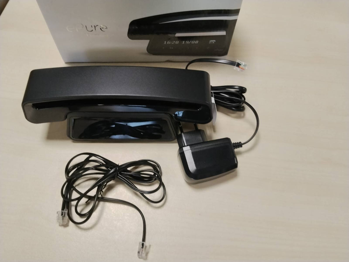 309799 - ALCATEL Telefon fiks pa tel DECT Epure Premium, Sekretari telefonike, Ekran i madh grafik, Pa duar, i zi