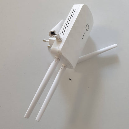 309824 - MEETOWN - Zgjerues WiFi, përsëritës WiFi Ultraxtender, 1200 Mbps, 5GHz + 2.4GHz, Gigabit LAN, modalitet AP, i pajtueshëm me të gjithë ruterët standardë WiFi