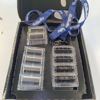 289621 - GILLETTE Brisqe Rroje Labs për Meshkuj | 10 Tehe Zëvendësuese Origjinale | Të Zeza