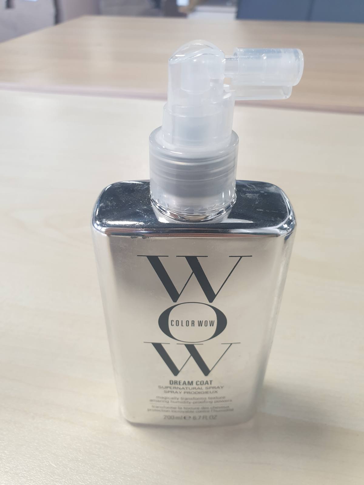 321268 - COLOR WOW Sprej Supernatural Dream Coat, 200 ml, Trajtim Kundër Kaçurrelave, Teknologji Polimeri e Aktivizuar nga Nxehtësia