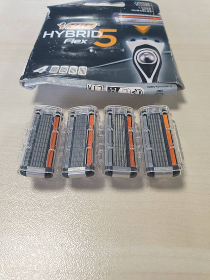 290230 - BIC HYBRID 5 FLEX REFILLS, PAKO ME 4 NJËSI, 5 TEHE, RROJE PRECIZE PËR MESHKUJ