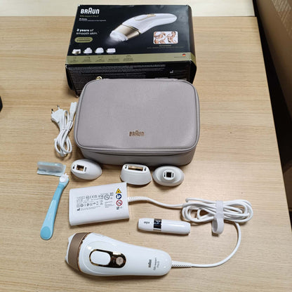 320831 - BRAUN Depilator Lumiere Pulsee Silk·expert Pro 5 PL5412, 100-240V, 50/60Hz, i bardhë dhe i kuq