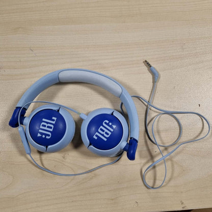 309996 - JBL Junior 320, Kufje me tel për fëmijë, mikrofon të integruar, volum deri në 85 dB, dizajn i palosshëm, blu