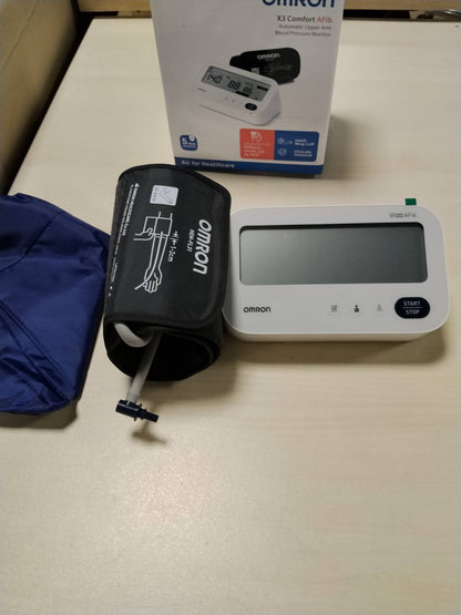 302829 - OMRON Monitorues i presionit të gjakut X3 Comfort AFib për krahun e sipërm me zbulim të AFib