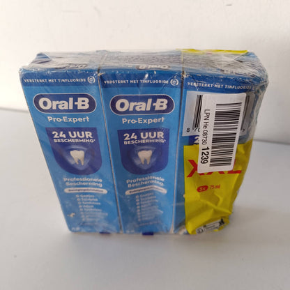 322048 - ORAL-B Pasta dhëmbësh Pro-Expert 3x75ml, mbrojtje për mishrat e dhëmbëve, kundër njollave