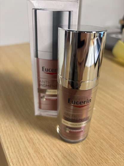 321149 - EUCERIN Anti-Pigment Dual Serum, 30 ml, Serum i koncentruar kundër njollave për fytyrën, Formulë me acid hialuronik dhe tiamidol për të gjitha llojet e lëkurës