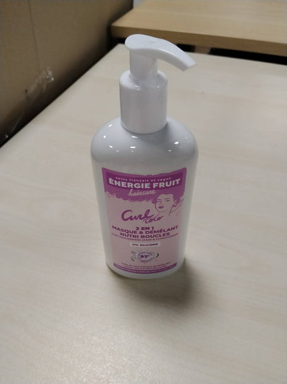 304003 - ENERGIE FRUIT Coco Curl - Maskë Balsami Ushqyes - 300 ml - Përcaktimin e Kaçurrelave - Vaj Kokosi Organik dhe Gjalpë Shea - 97% Origjina Natyrale