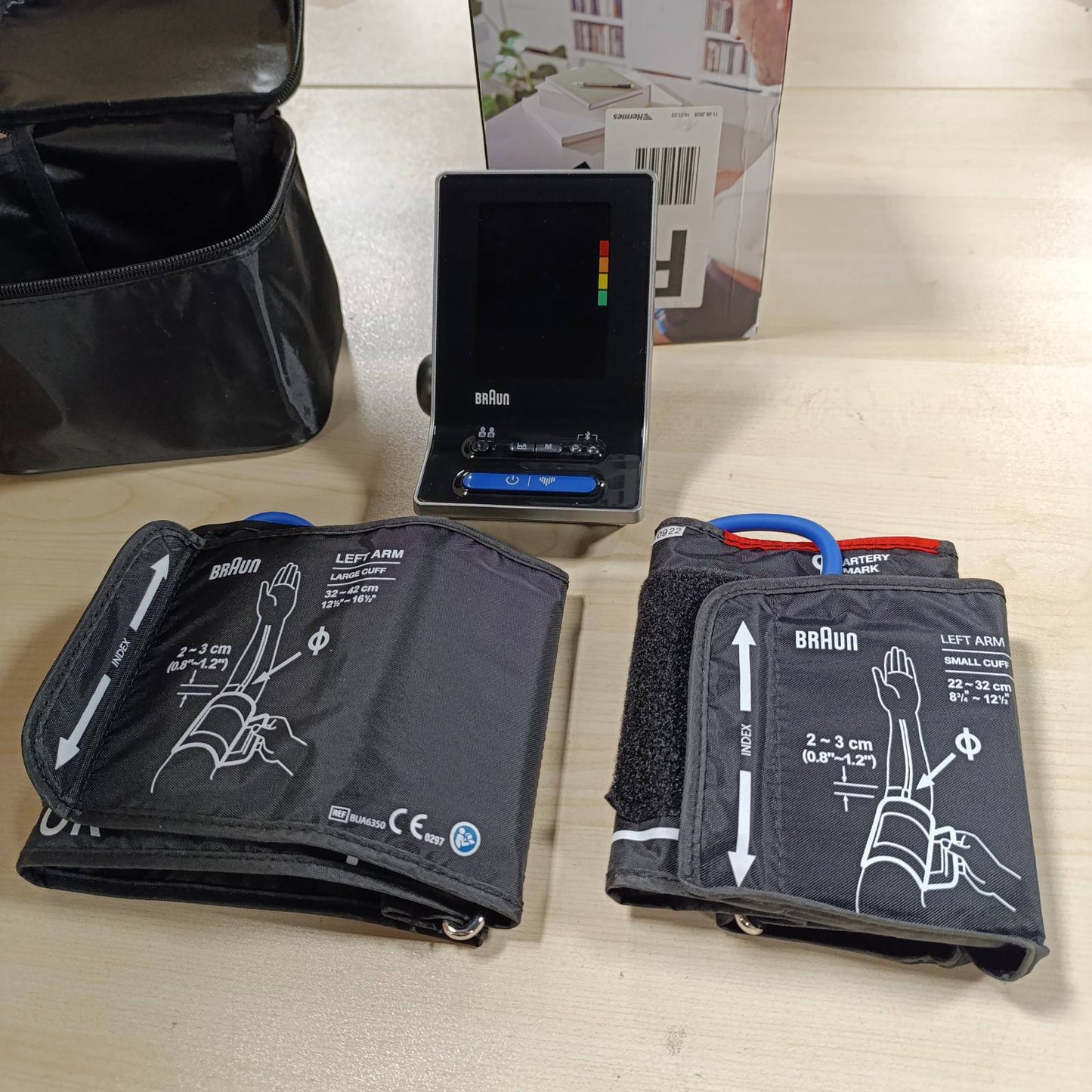 275112 - BRAUN Monitor i tensionit të gjakut për krahun e sipërm ExactFit 5 Connect, 2 madhësi manshete, për përdorim në shtëpi, BUA6350