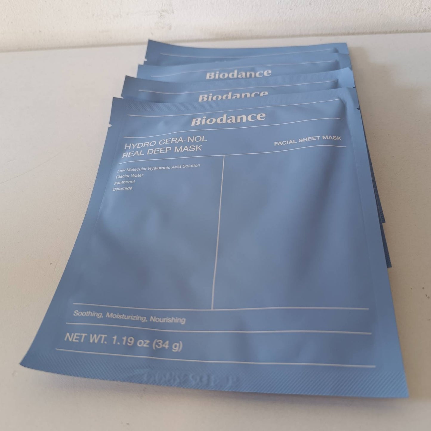 275776 - MASKA BIODANCE Hydro Cera-nol Deep Resonant, maskë hidroxhel, qetësuese, hidratuese, ushqyese, kujdes Korean për lëkurën, 34g x 4 copë