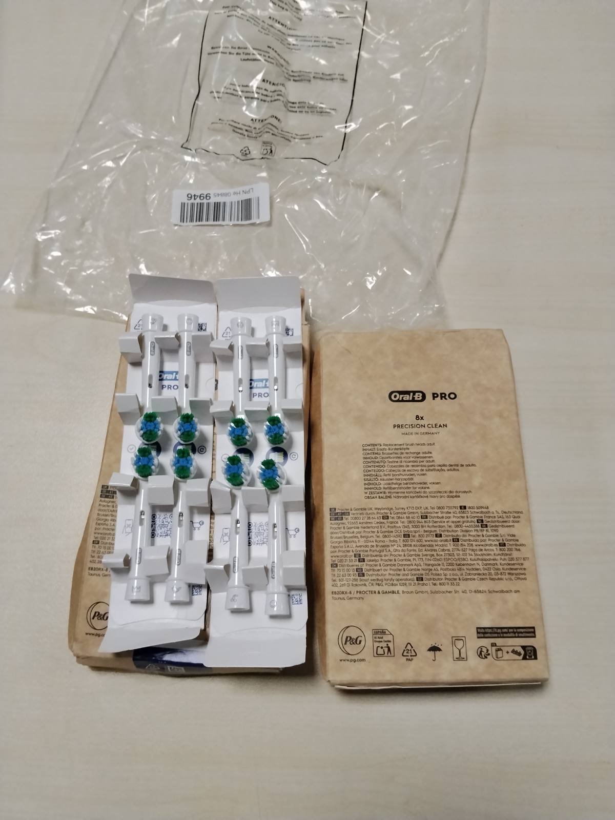 307208 - ORAL-B Koka Furçash Zëvendësuese Pro Precision Clean, të Bardha, 16 copë