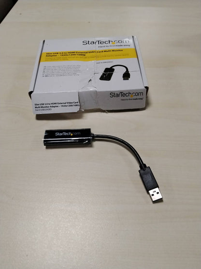 309859 - StarTech.com Përshtatës USB 3.0 në HDMI – 1080p (1900 x 1200) – Përshtatës për Dy/Shumë Monitorë (USB32HDES)