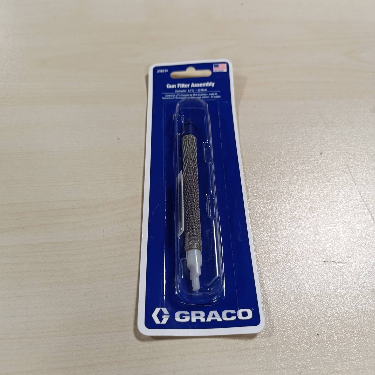 288978 - GRACO Montimi i filtrit të pistoletës 218131, 50 rrjetë - për pistoletat spërkatëse pa ajër SG2 dhe SG3