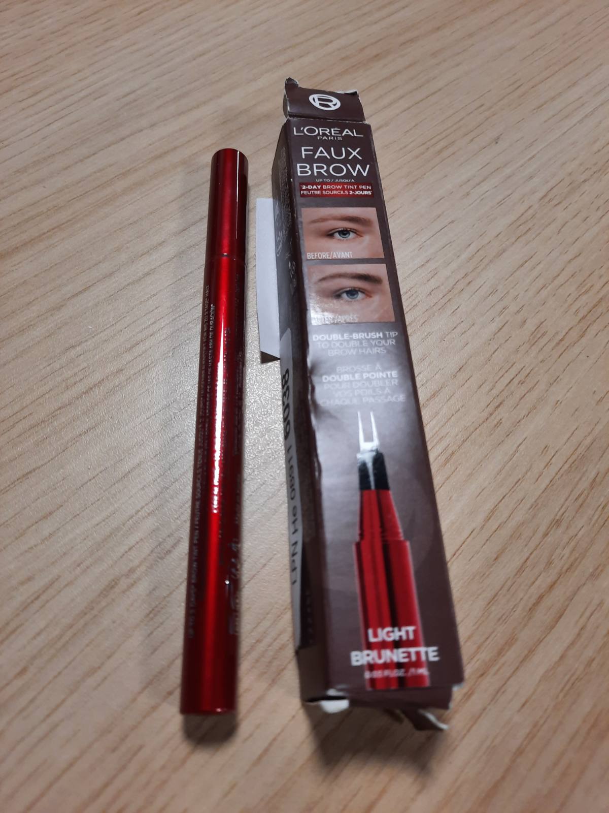 321625 - L'ORÉAL PARIS Stilolaps për vetulla artificiale Infallible, ngjyrë kafe e çelët, 1 ml