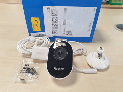 288528 - REOLINK Kamerë Mbikëqyrjeje e Jashtme Lumus-2K 4MP me Ndriçim, WiFi 2.4/5GHz, Zbulim i Mençur i Personave/Automjeteve/Kafshëve, Alarme të Menjëhershme, Bisedë Dypalëshe, E Bardhë