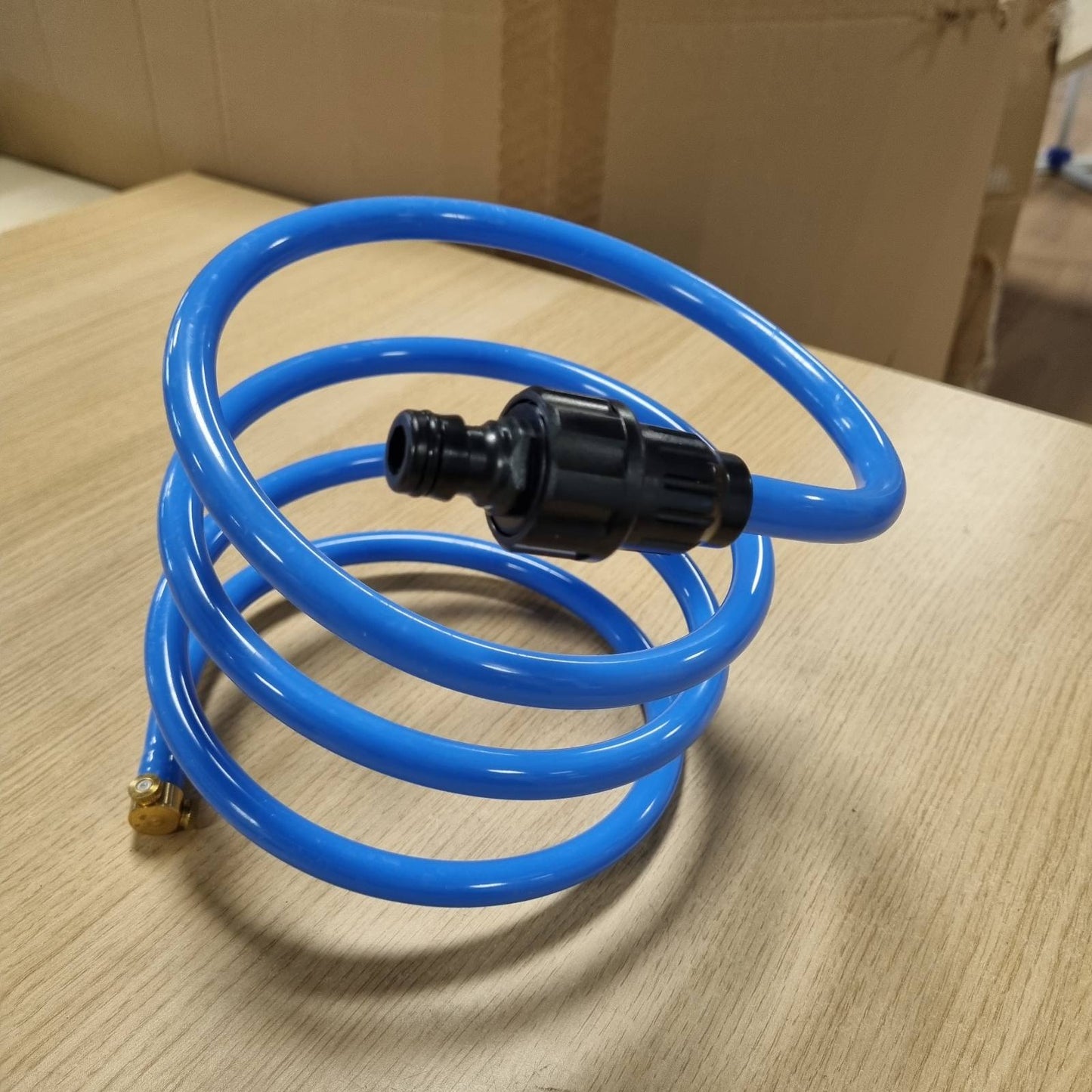 288941 - O'FRESH Mish për Verandë Cobra Blue Portativ – Ftohje e Menjëhershme - 2 Gryka – Tub Rrotullues 360° – Nuk Kërkohet Instalim – Ideal për Verandat, Kopshtet dhe Kampingun