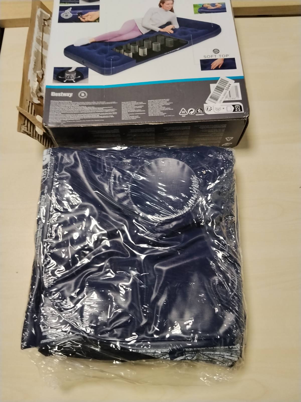 288935 - Bestway Dyshek me ajër të vetëm me pompë të integruar për këmbë 188 x 99 x 28 cm