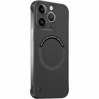 305435 - FAOMSEBS Mbështjellës për iPhone 13 Pro me MagSafe, Ndjesi metali të zhveshur, Magnetik i fuqishëm, Shpërndarje e shpejtë e nxehtësisë, Mbështjellës i hollë pa kornizë, rezistent ndaj goditjeve për iPhone 13 Pro 6.1"