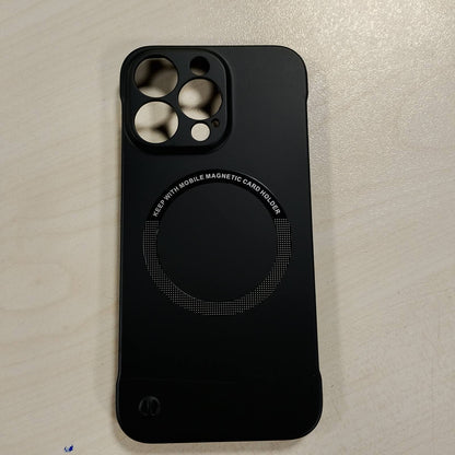 305435 - FAOMSEBS Mbështjellës për iPhone 13 Pro me MagSafe, Ndjesi metali të zhveshur, Magnetik i fuqishëm, Shpërndarje e shpejtë e nxehtësisë, Mbështjellës i hollë pa kornizë, rezistent ndaj goditjeve për iPhone 13 Pro 6.1"
