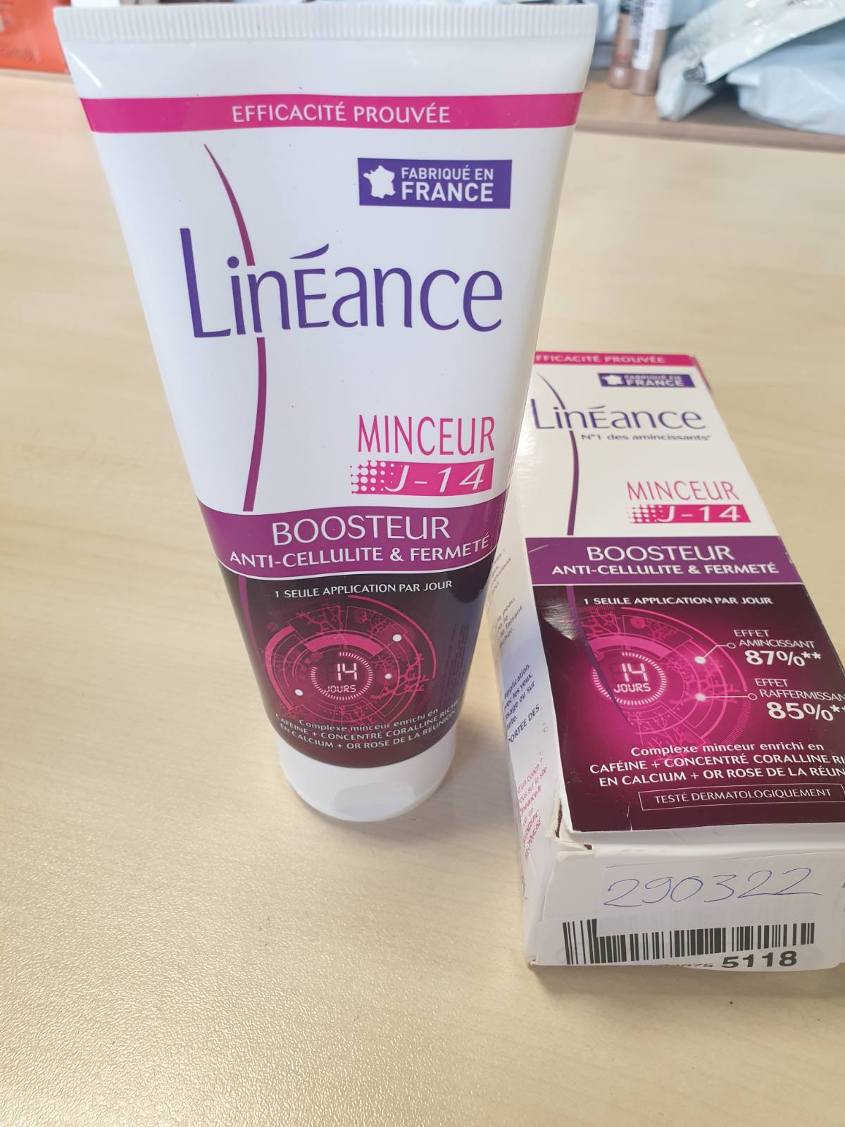 290322 - Linéance - Slim Contour - Krem Anti-Celuliti për Forcimin e Kofshëve - 180 ml