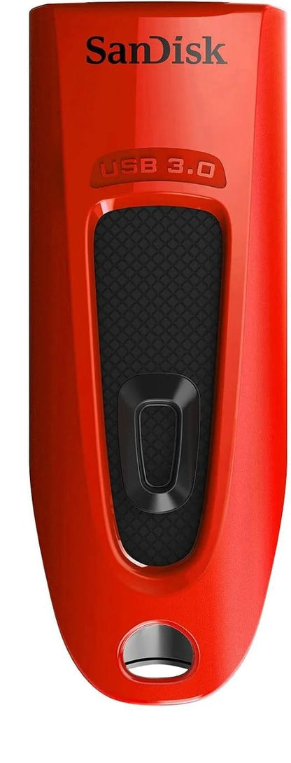 309891 - SanDisk Njësi flash USB Ultra 64 GB USB 3.0 Lexim deri në 130 MB/s - Pako dyshe, e kuqe