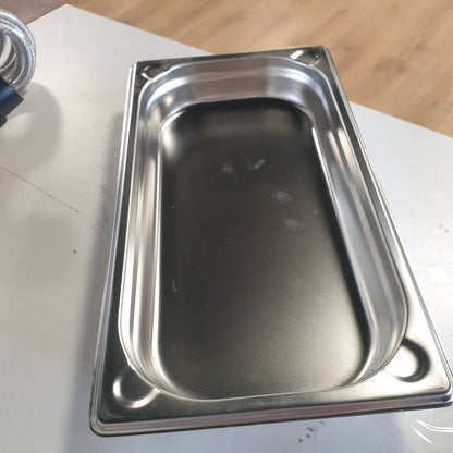 289297 - APS Enë 81301 GN 1/3, 32.5 x 17.6 cm, Thellësi 40 mm, Çelik Inox, Kapacitet 1.5 Litra