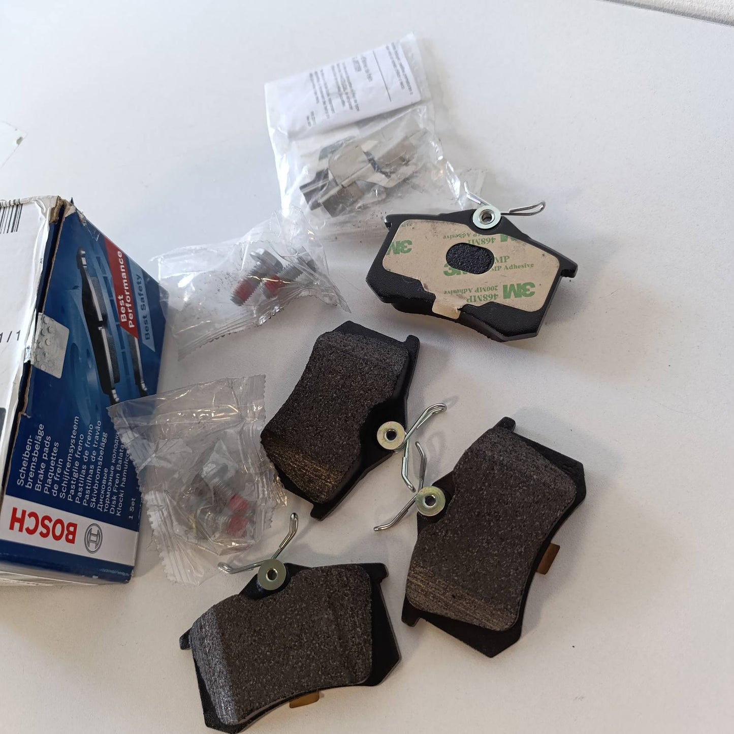 288924 - BOSCH BP617 Fletë frenash të pasme - Set me 4 fletë frenash - I çertifikuar ECE-R90 - Pa bakër
