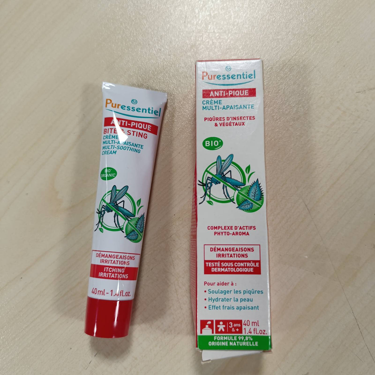 303971 - PURESSENTIEL KREM SHUMËQETËSUES PËR PICKIMET E INSEKTEVE DHE BIMËVE, 40 ml