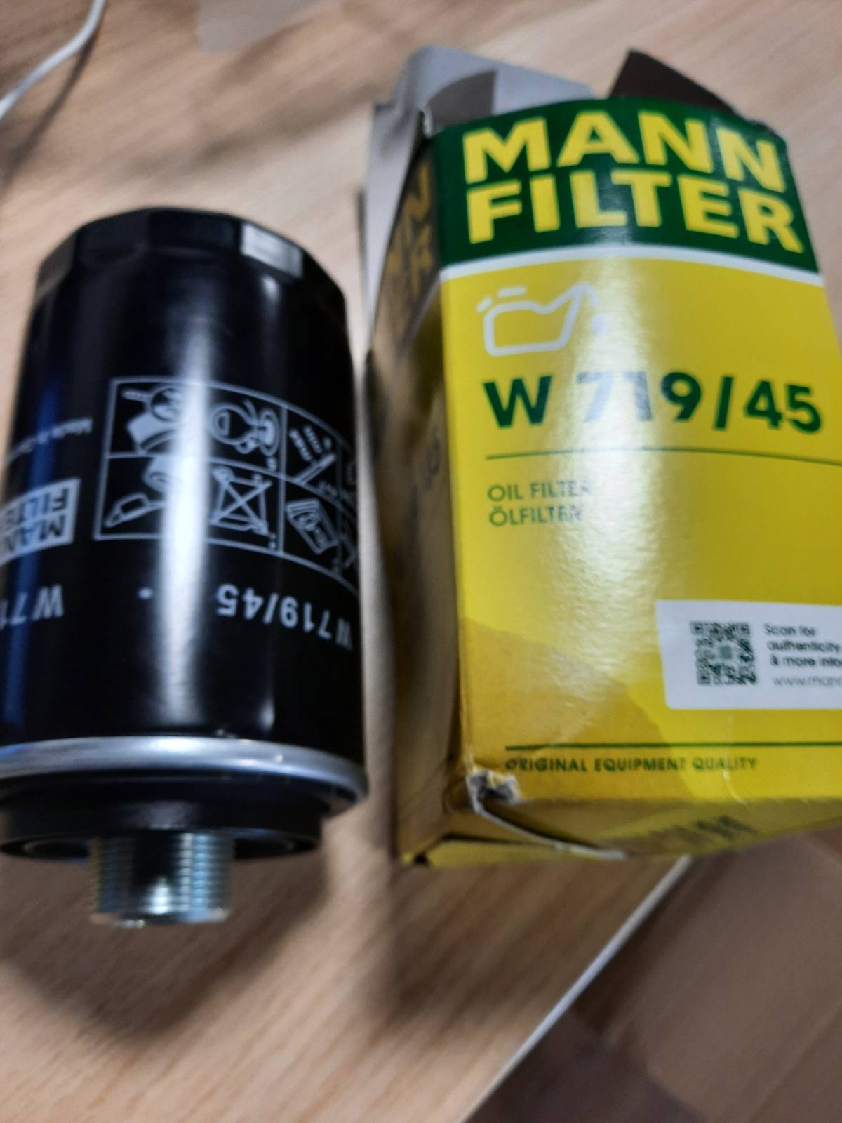322564 - MANN-FILTER Filtër vaji W 719/45, për makina dhe furgonë