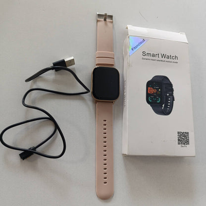 310040 - Orë Inteligjente HD 2.01" për femra, Orë gjurmuese fitnesi me monitor tensioni të gjakut/rrahjeve të zemrës/gjumit, Bluetooth 5.2 për telefona Android/iOS, IP67 e papërshkueshme nga uji, ngjyrë ari