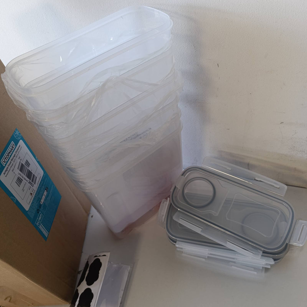 296174 - SET ME 6 PJESE VTOPMART ME KUTI PËR RUJTJEN E FILAMENTEVE, Kuti filamentesh 4L për printerë 3D