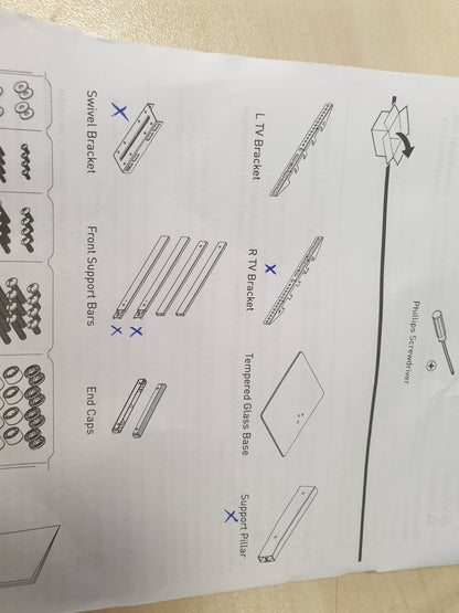 296073 - PERLEGEAR MBAJTËSE TV UNIVERSALE RROTULLUESE PËR TV TË SHESHTË OSE TË LAKUAR 37-65/70 INÇ ME RREGULLIM LARTËSIE DHE STABILITET - NGARKESË MAKSIMALE 45 KG VESA 600X400 MM
